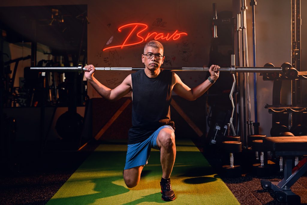 Fitness Commercial photography - portrait